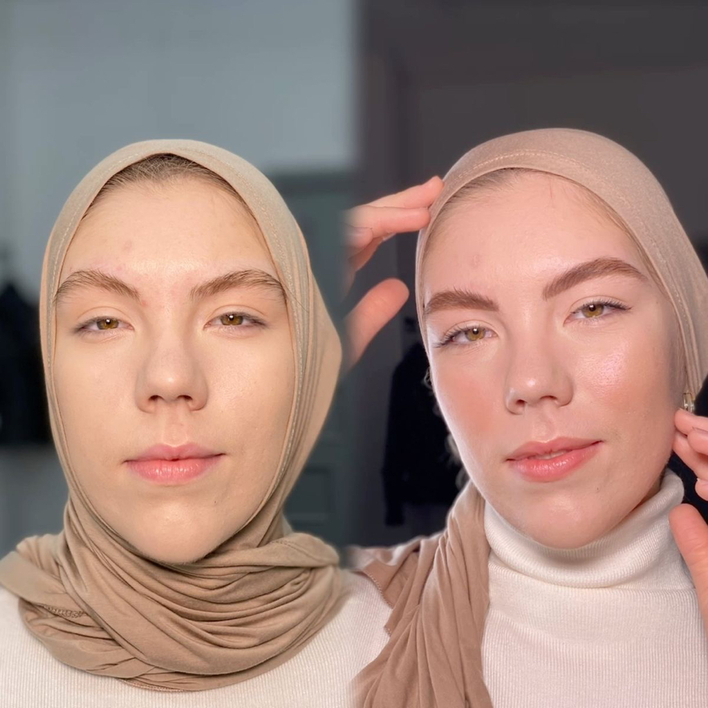 коррекция бровей методом "Халяль"