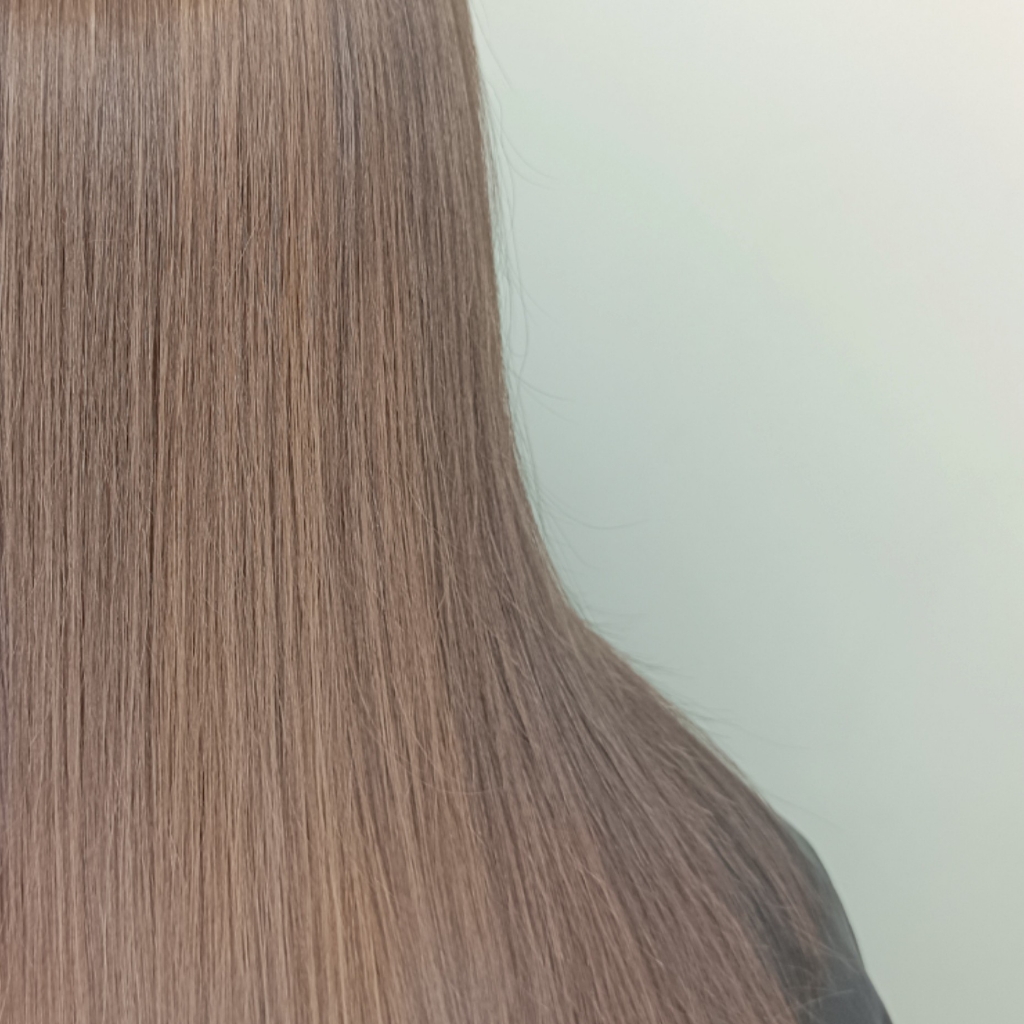 Укладка с применением (утюга)