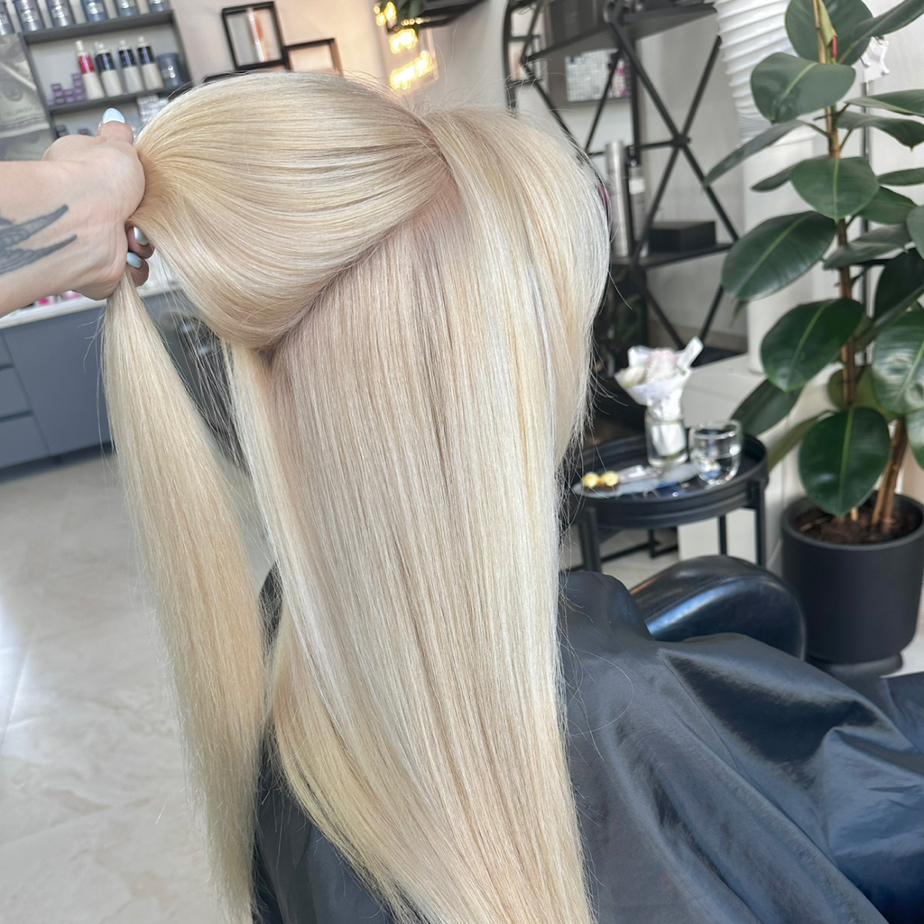 Осветление корней крем краской