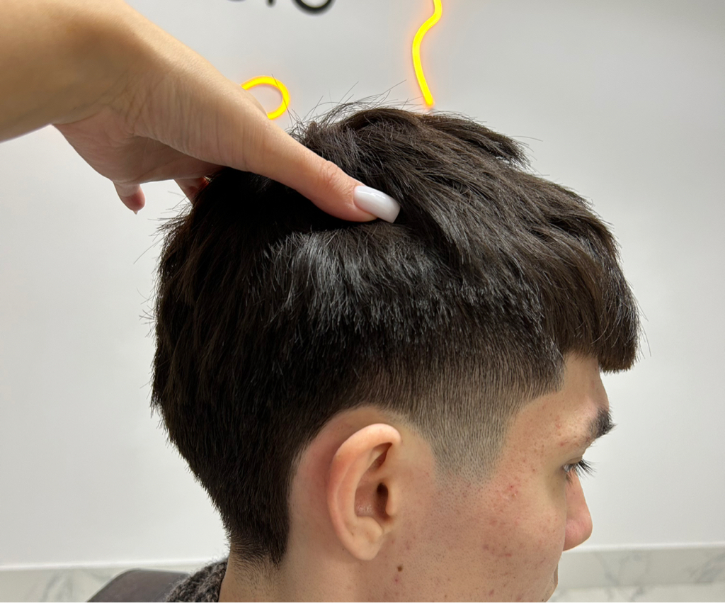 Стрижка мужская + чистка лица