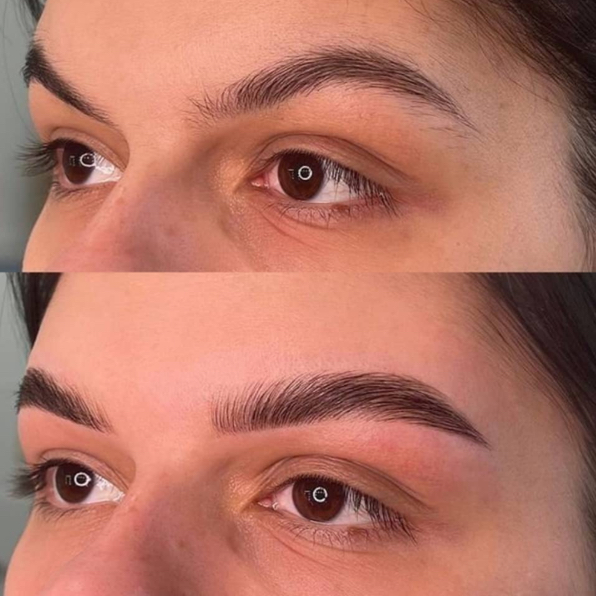 Ламинирование + окрашивание + коррекция бровей