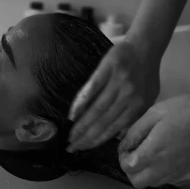 Мытье волос