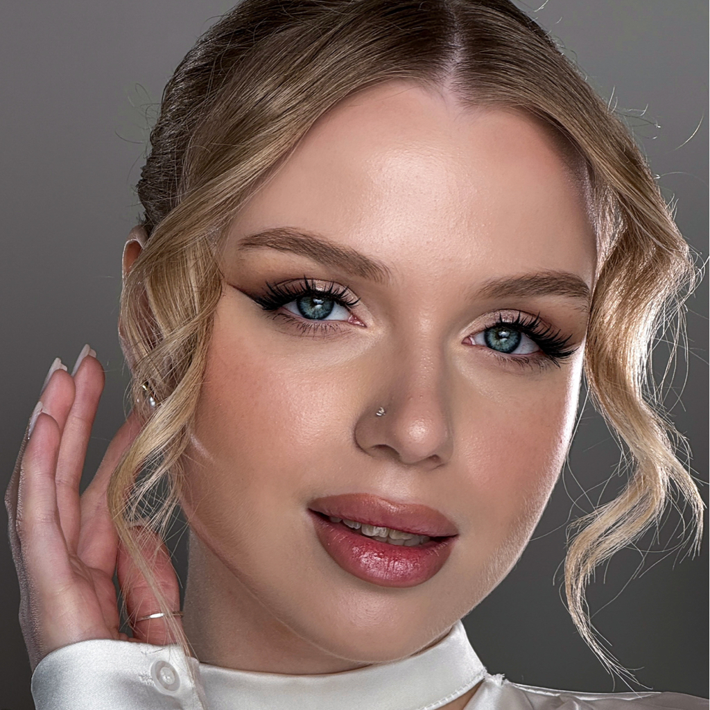 Пробный свадебный макияж