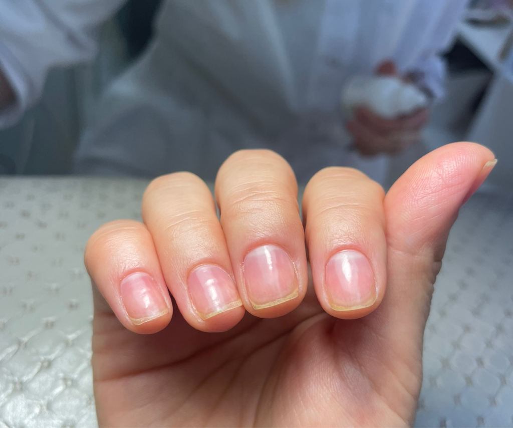 Пилочный маникюр +японский