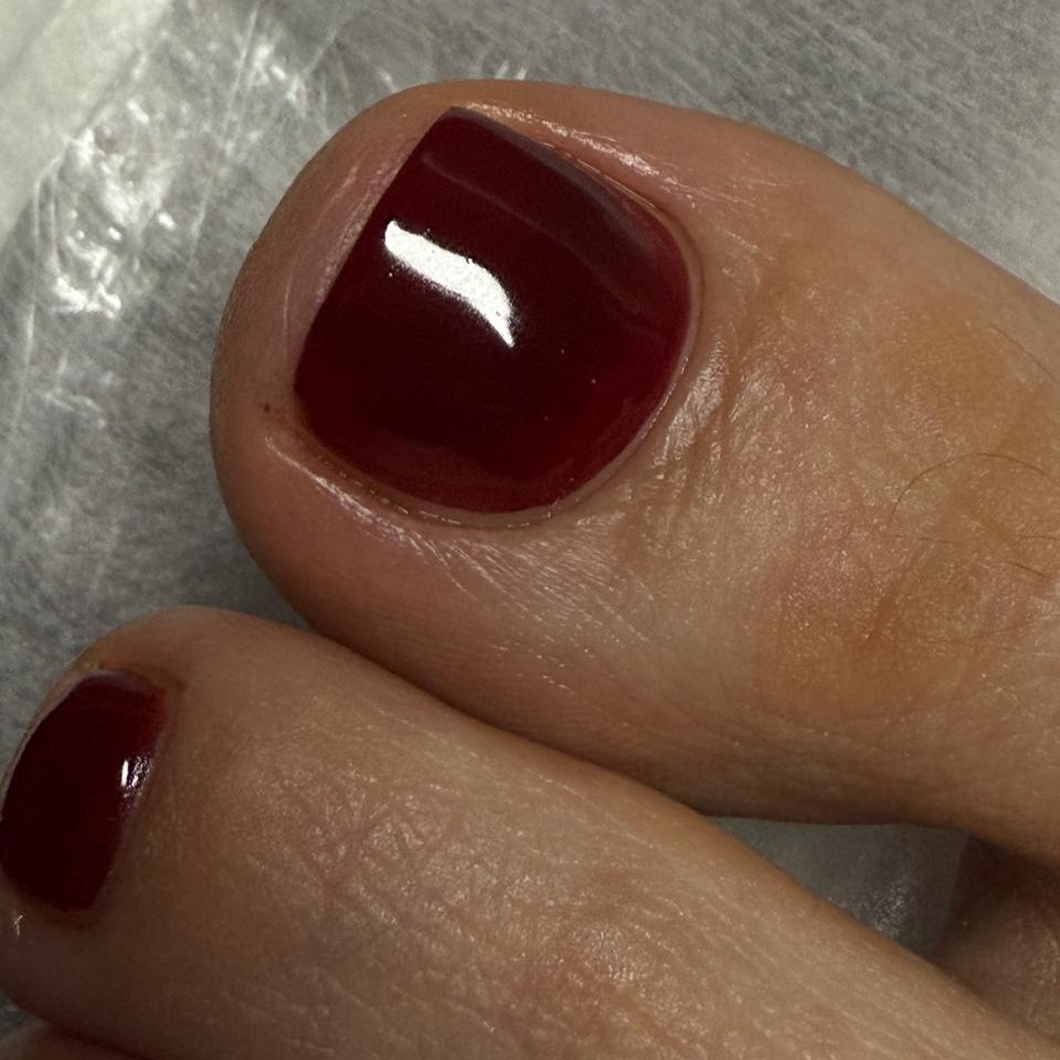 педикюр смарт дисками с покрытием гель-лаком