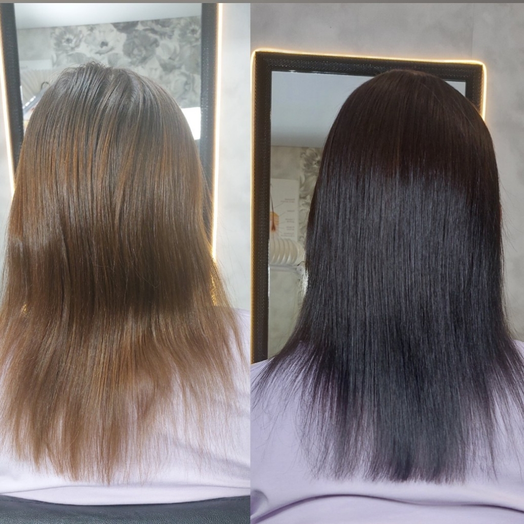 Однотонное окрашивание