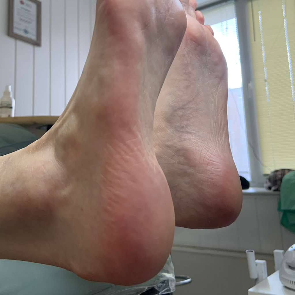 Полный педикюр без покрытия