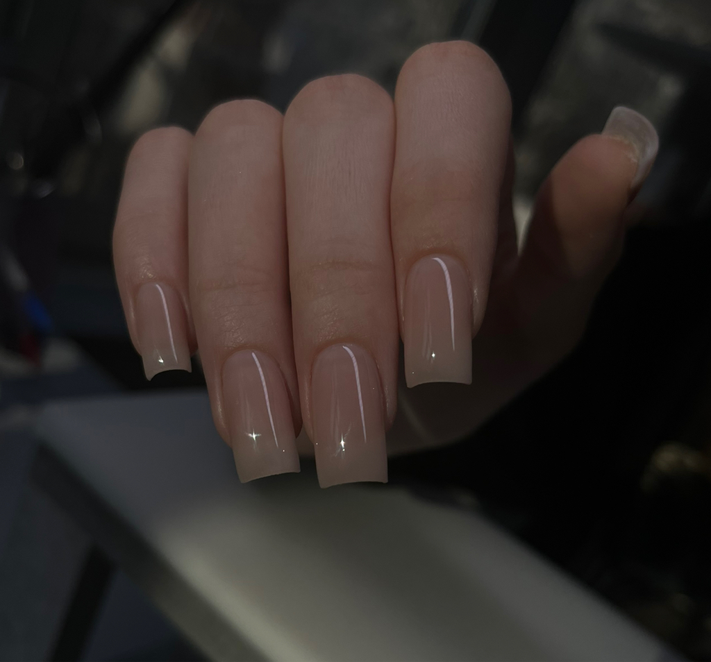 Маникюр однотон