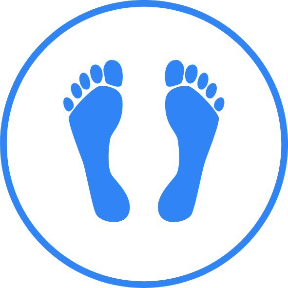 Частичная обработка повторная на ногах