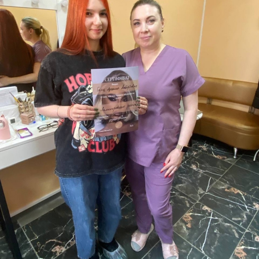 Обучение Ламинирование 
ресниц