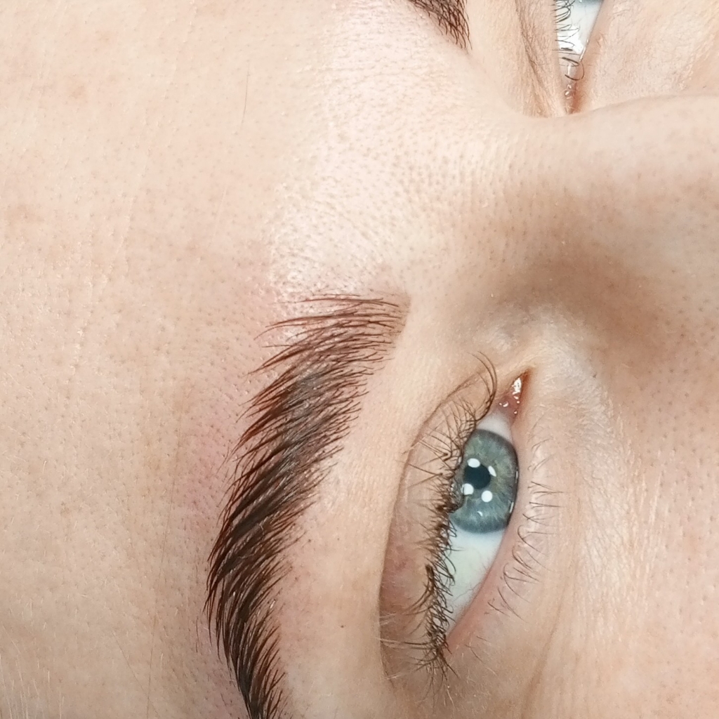 ламинирование бровей + окрашивание