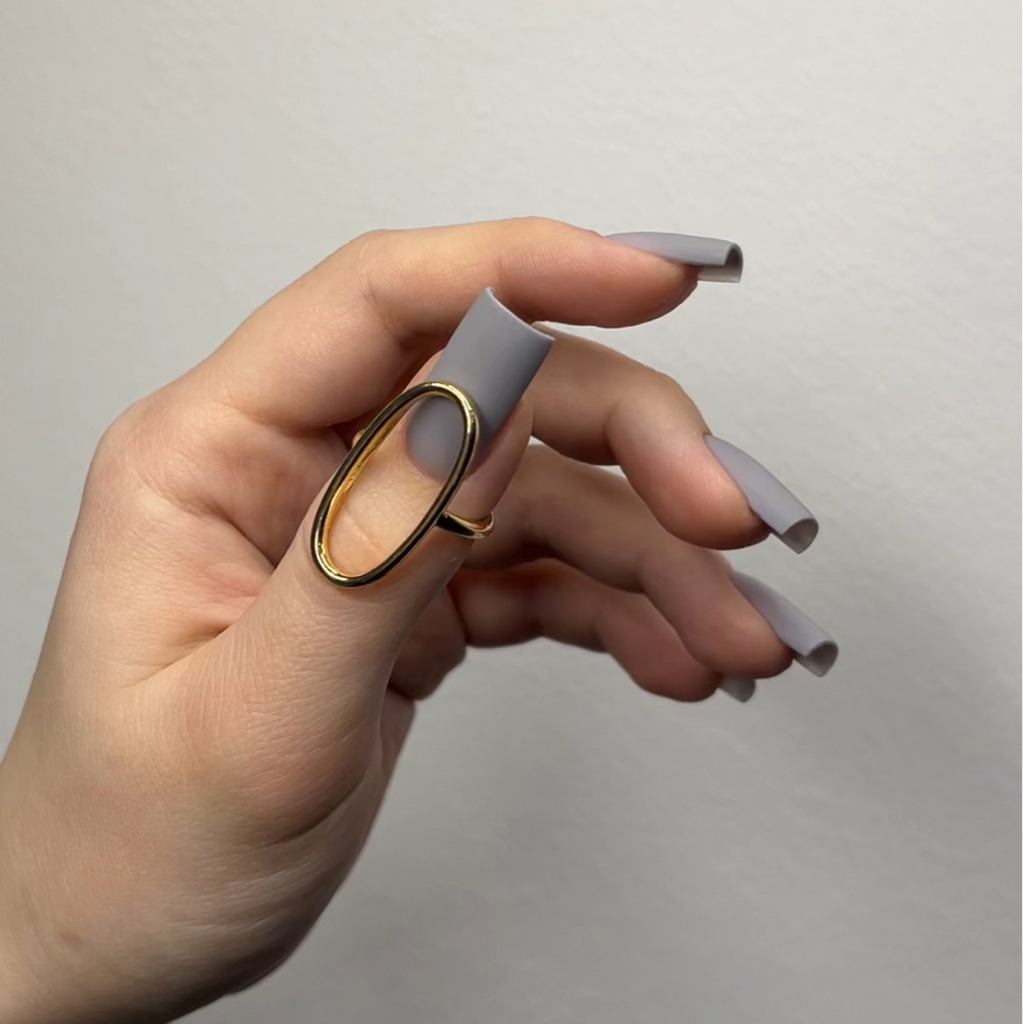 Маникюр с покрытием на длинные ногти /Manicure with coating on long nails
