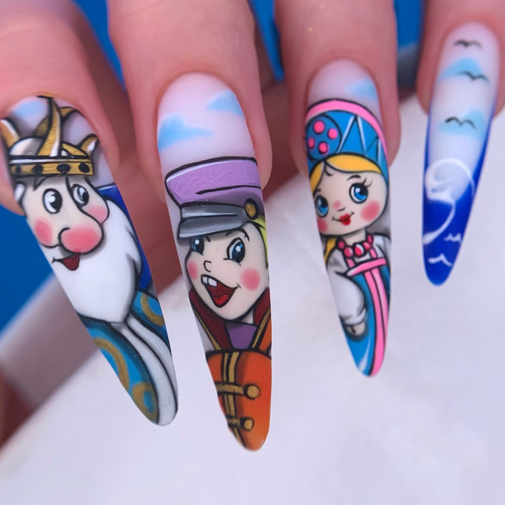 Маникюр с покрытием гель-лак + дизайн любой сложности