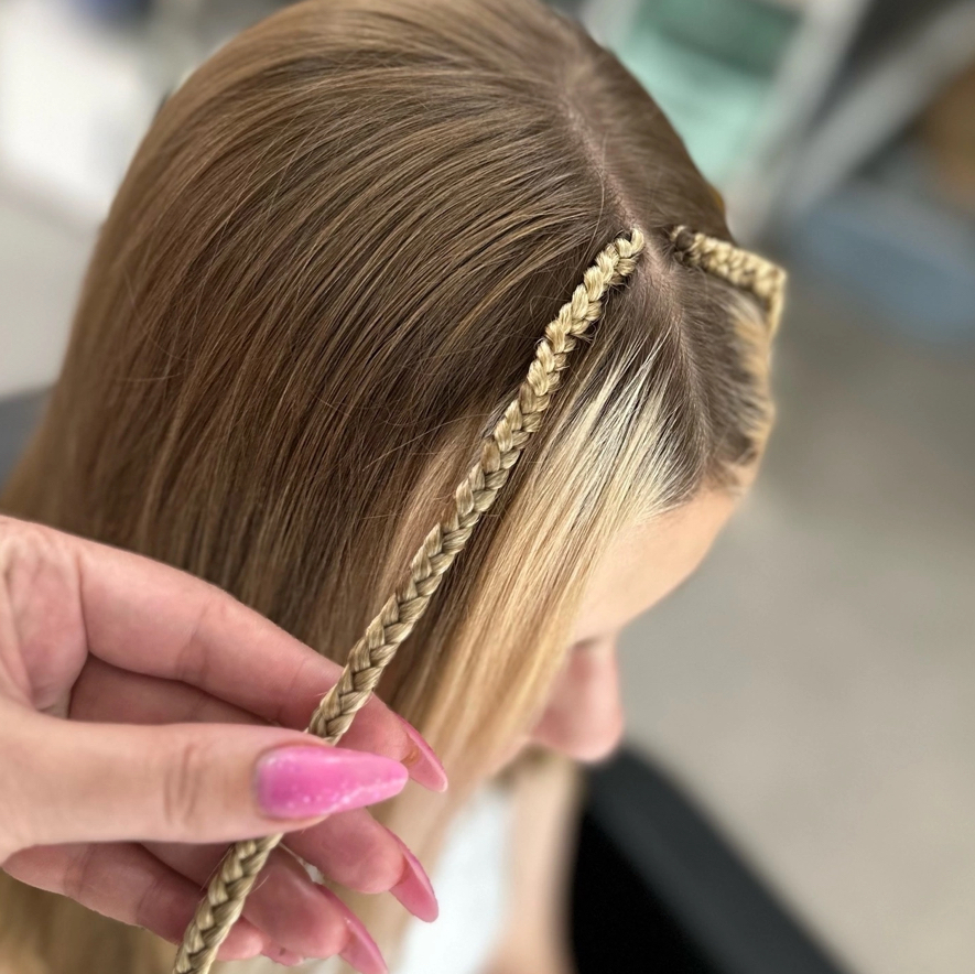 Акцентные косы