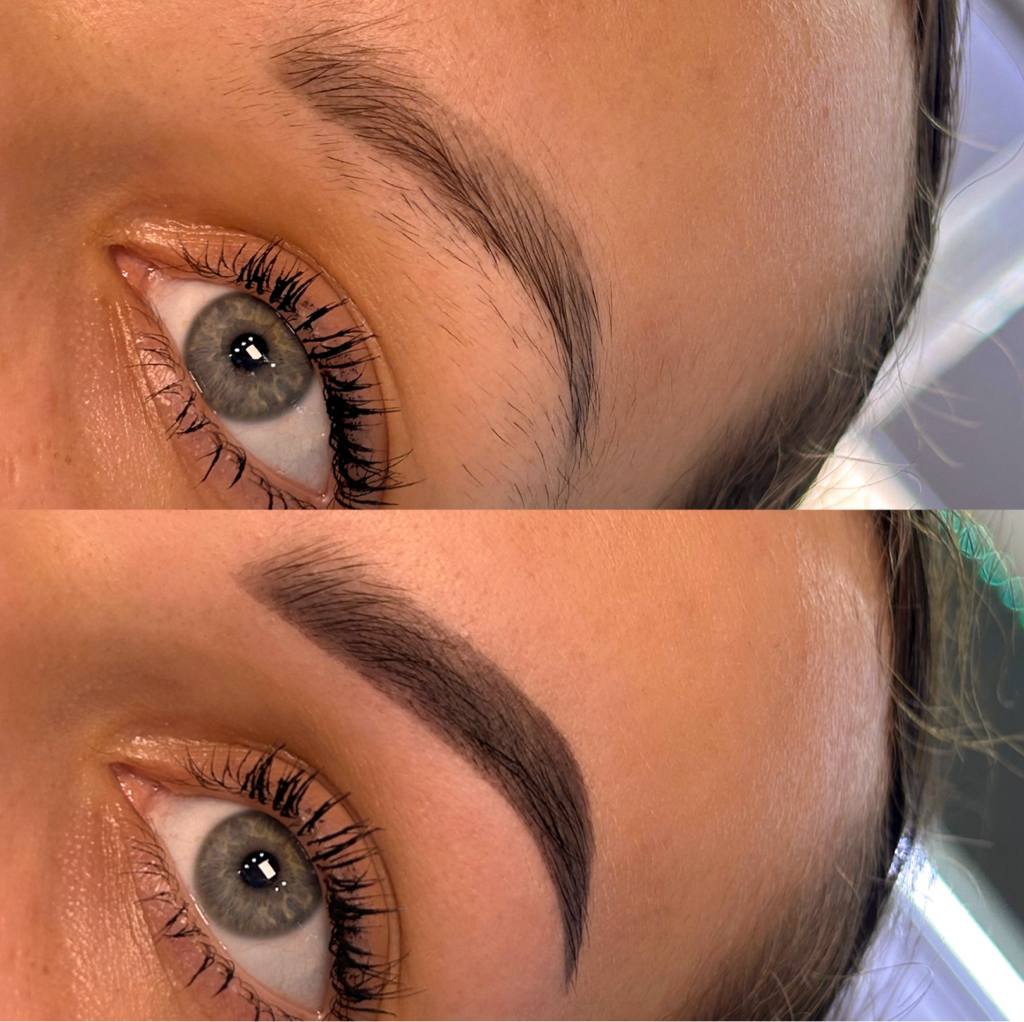 Коррекция бровей