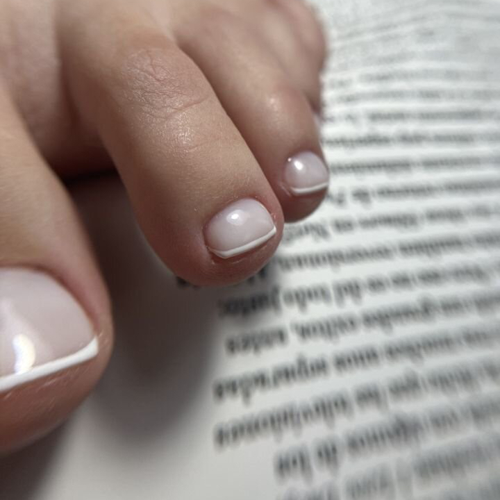 Педикюр с покрытием (пальчики)