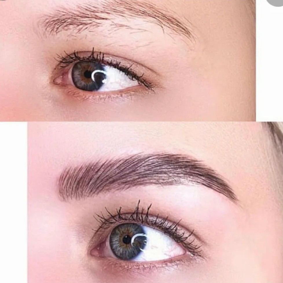 Коррекция и окрашивание бровей!