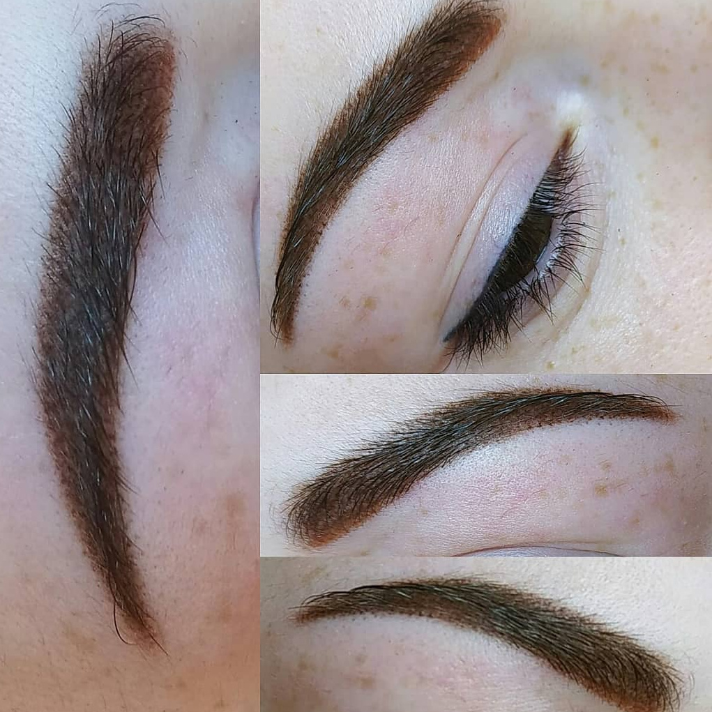 Татуаж бровей с растушёвкой