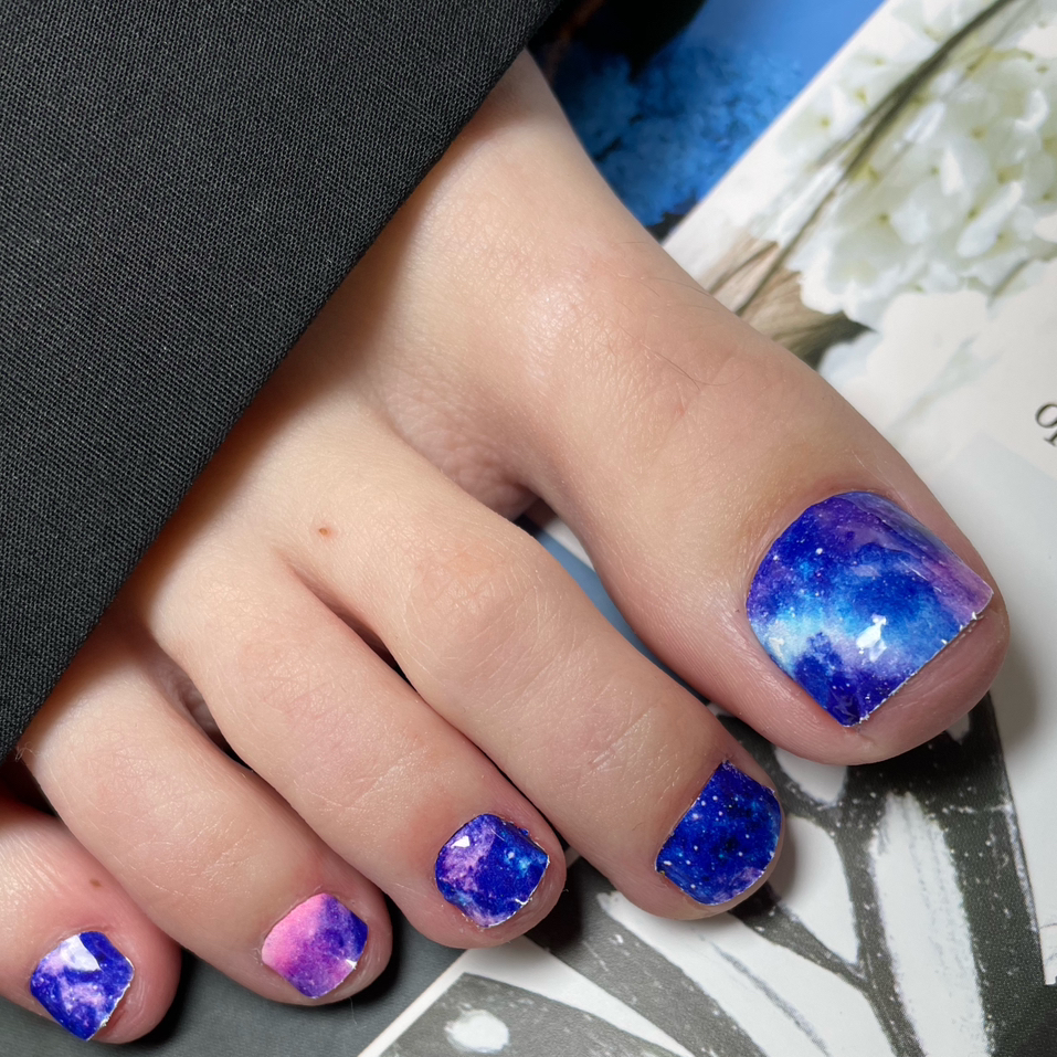 Педикюр smart/комбинированный /аппаратный/ , снятие материала, покрытие пленками/гель-лаком # L