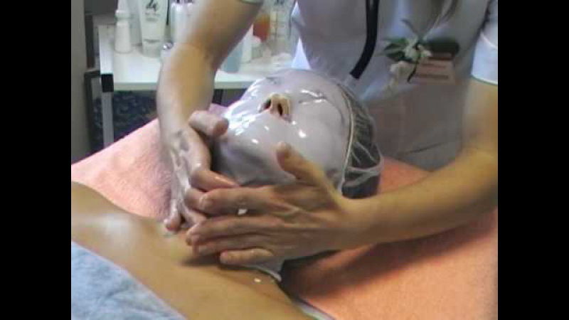 Массаж лица с альгинатной маской