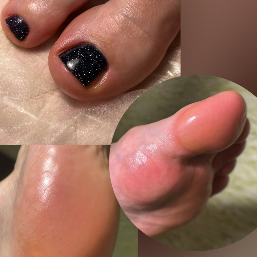 Педикюр с покрытием