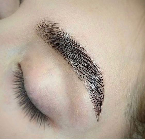 Окрашивание бровей