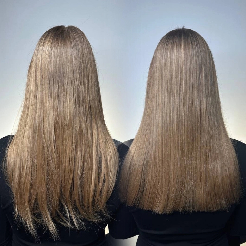 Стрижка + мытье головы с сушкой ( кончики, ровный срез)