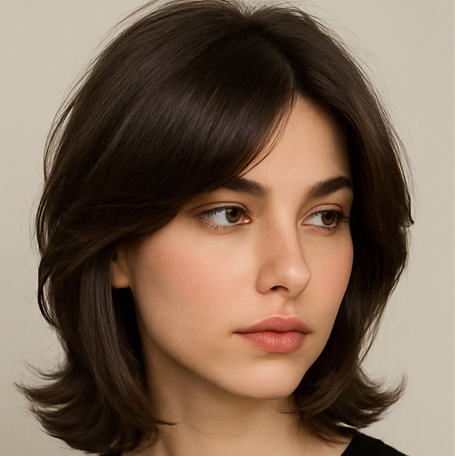 Женская стрижка на средние волосы