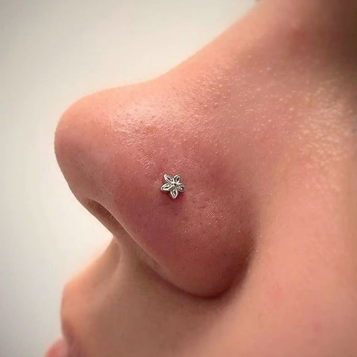 Пирсинг крыла носа