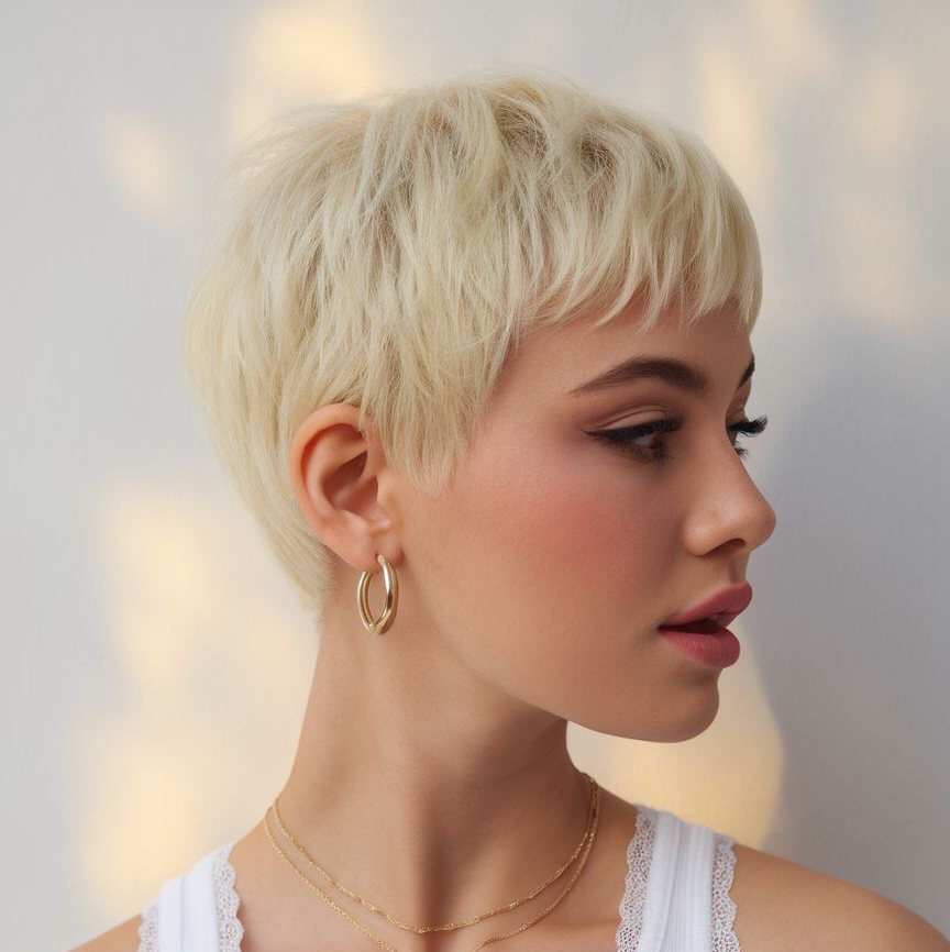 Окрашивание на короткие волосы / TOTAL BLOND