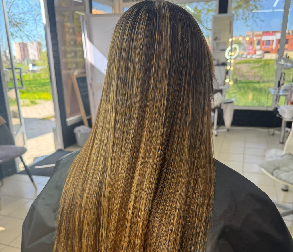 Кератиновое выпрямление