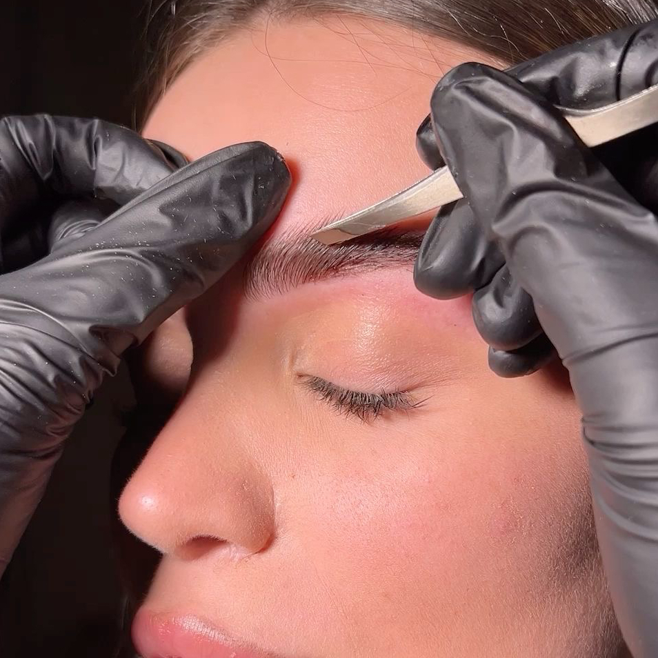 Коррекция+ окрашивание хной