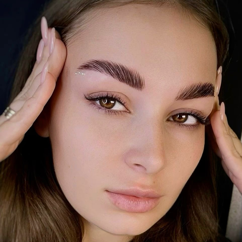 Коррекция+Ламинирование+Окрашивание бровей