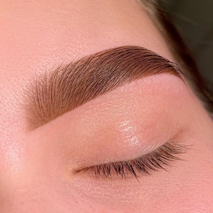 Коррекция бровей (воск/пинцет) + окрашивание (хна/краска)