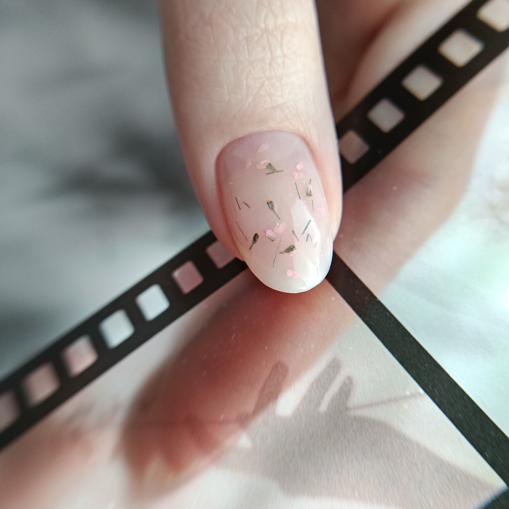 Маникюр "S"/Однотонное покрытие на короткие ногти