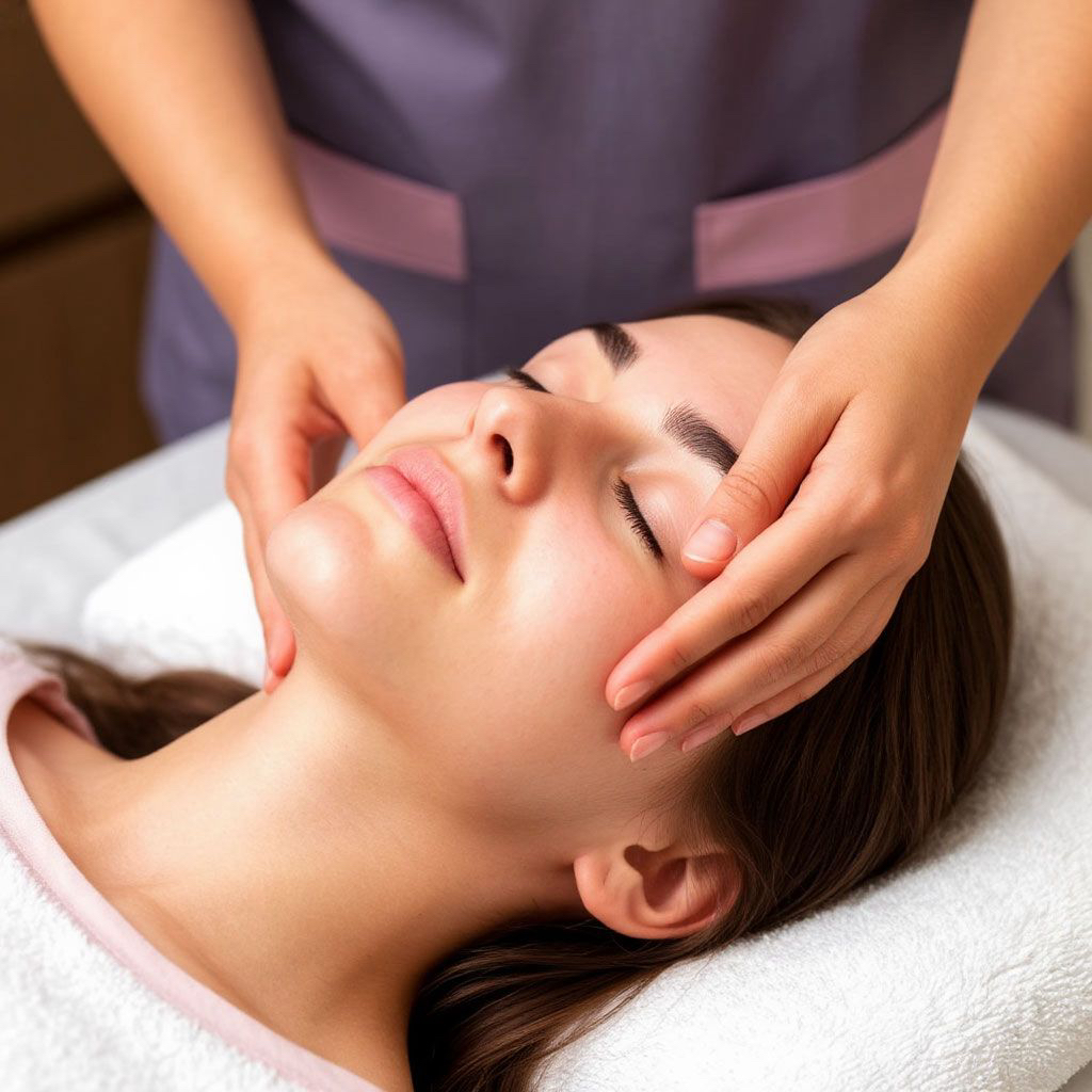 Скульптурный массаж лица