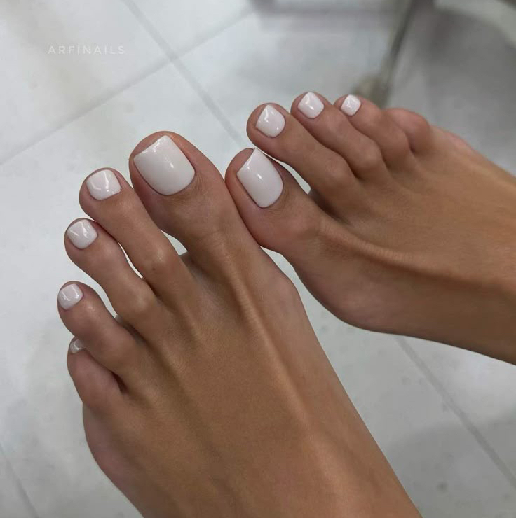 Педикюр пальчики с покрытием