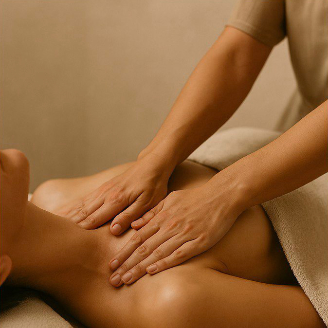 Массаж зоны декольте