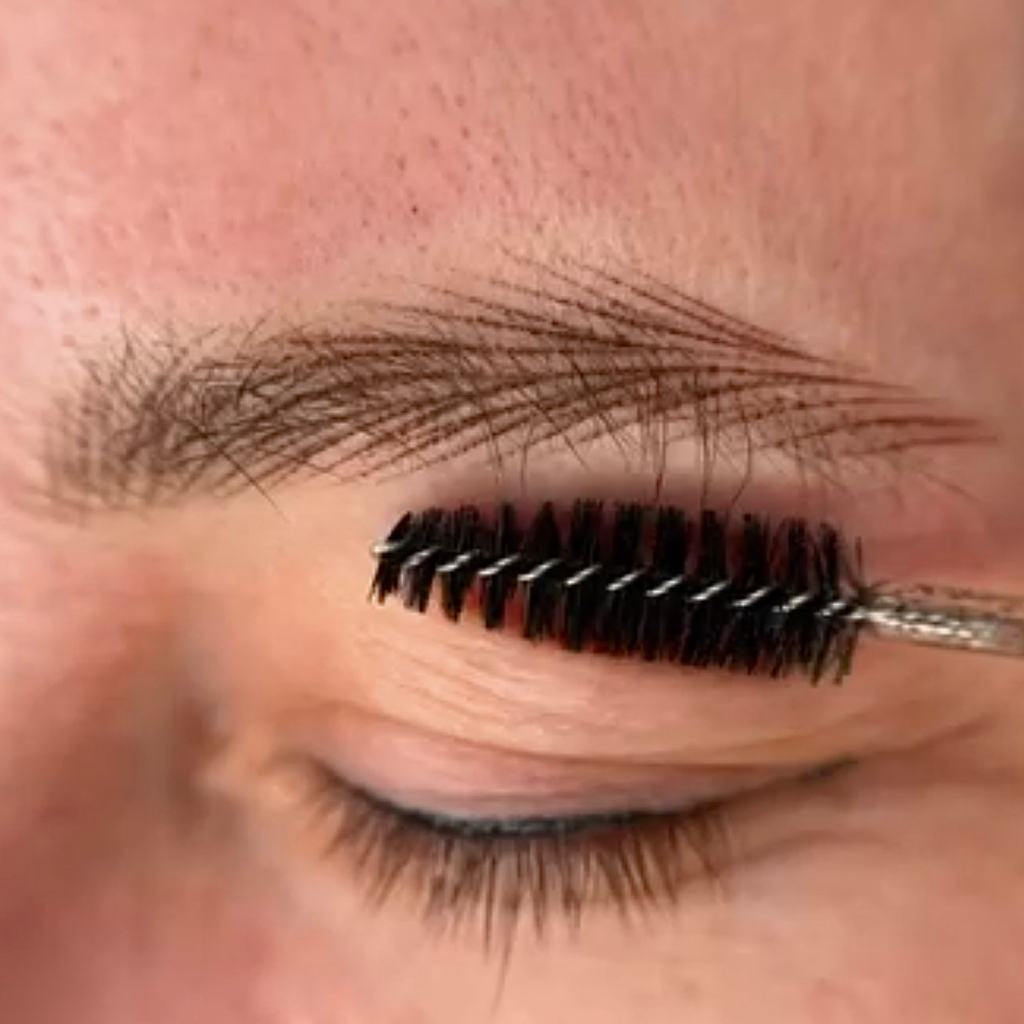 Брови l волосковая техника