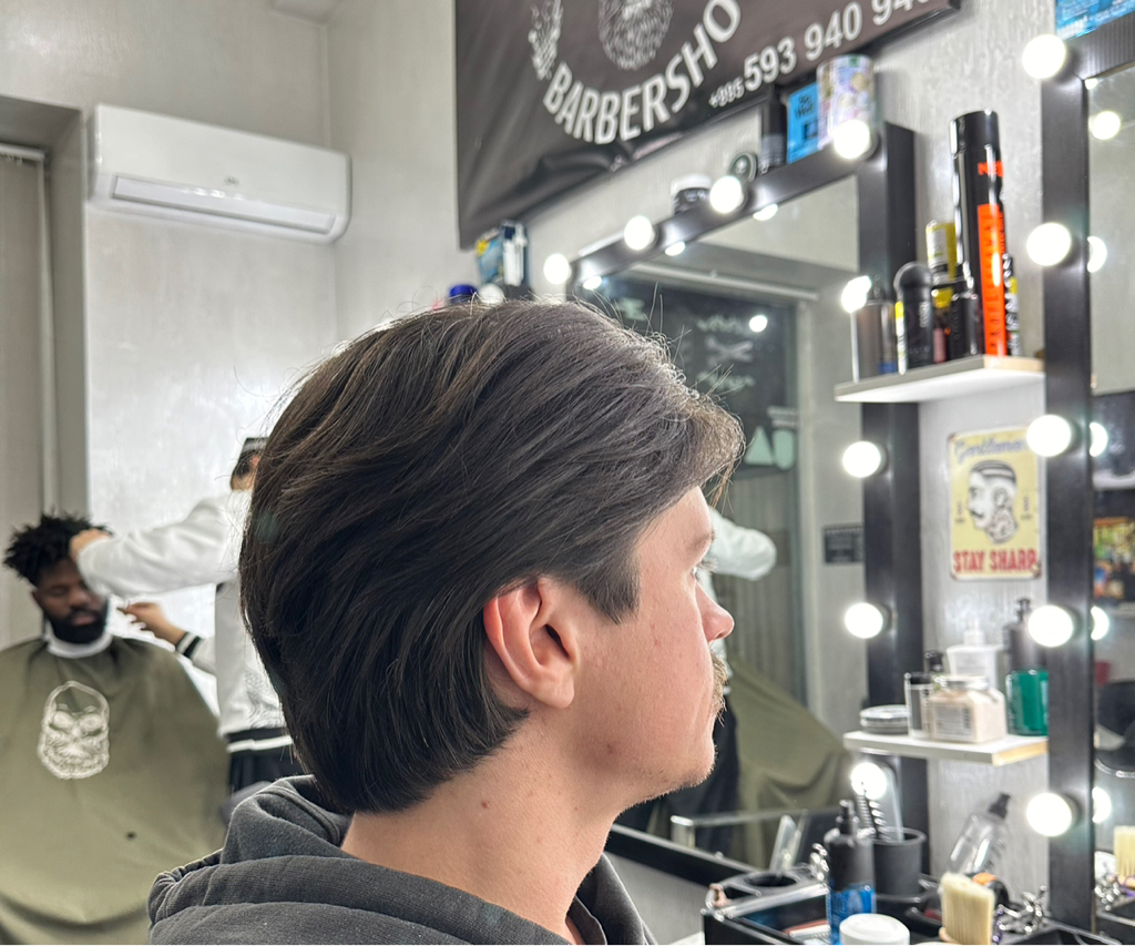 Удлиненная Сложная Стрижка/Fade and Elongated Haircut