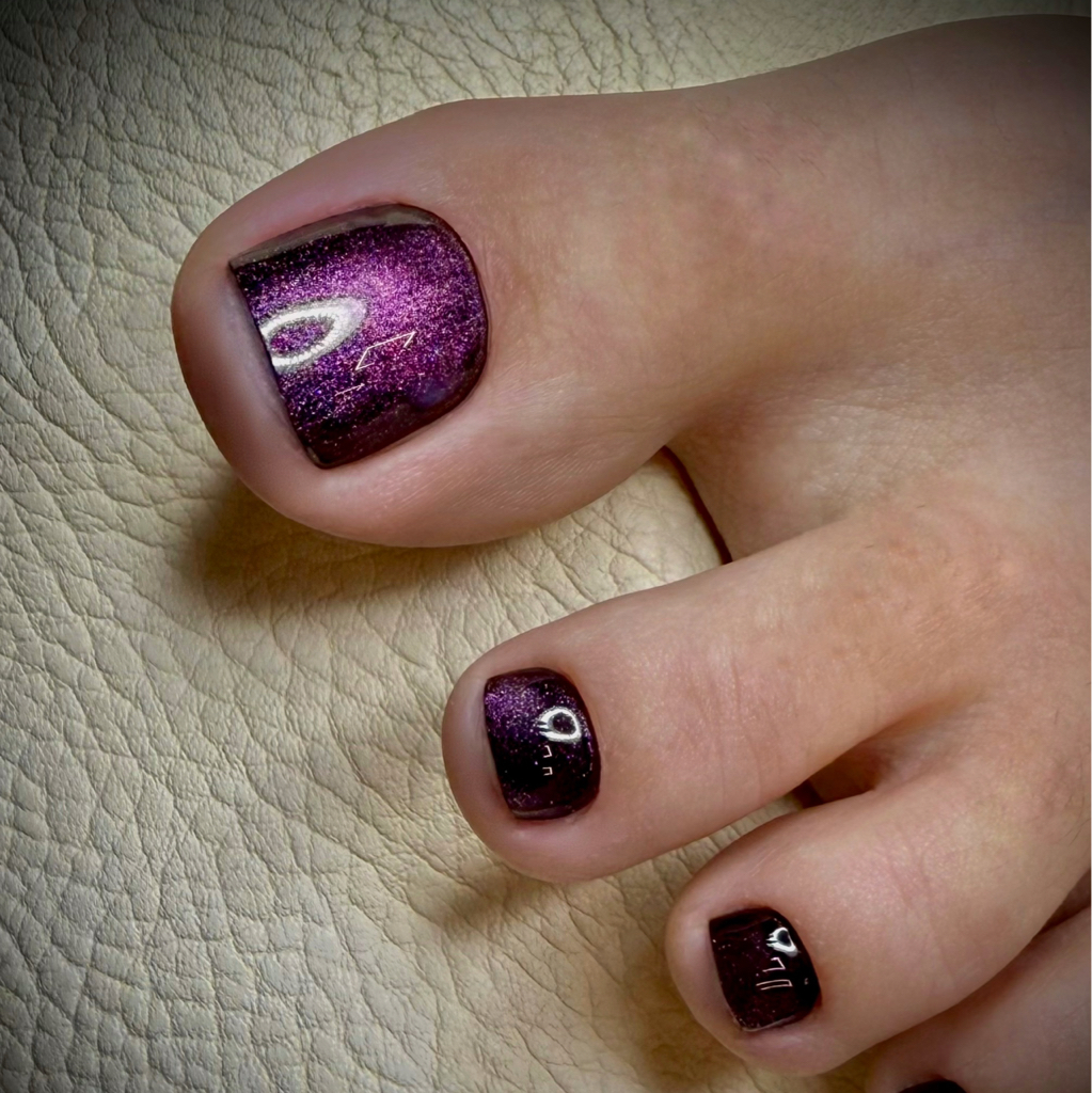 Педикюр (покрытие пальчиков)