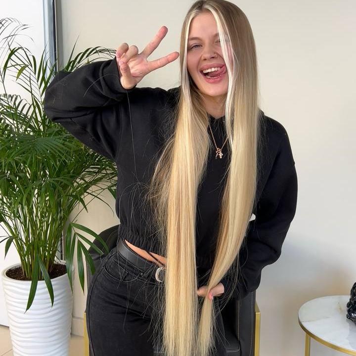 Коррекция горячего наращивания волос