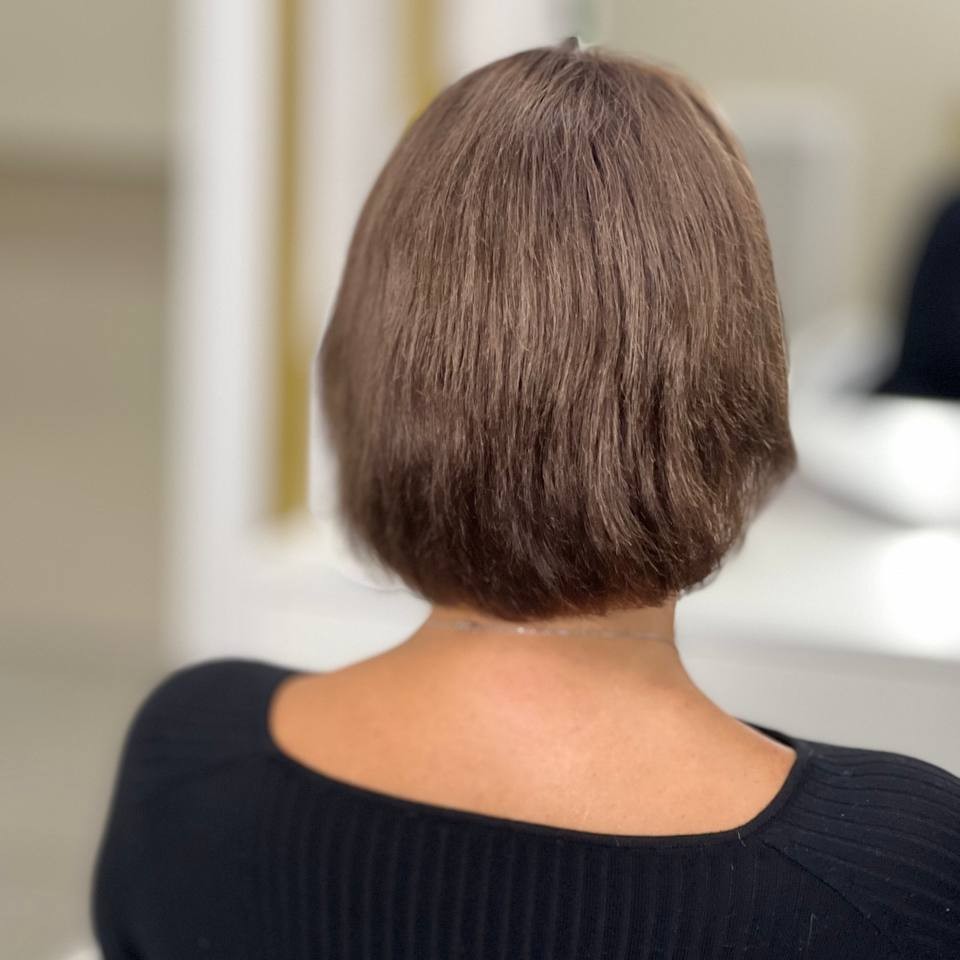 наращивание на густое каре