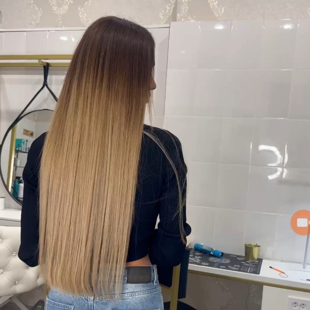 горячее наращивание волос