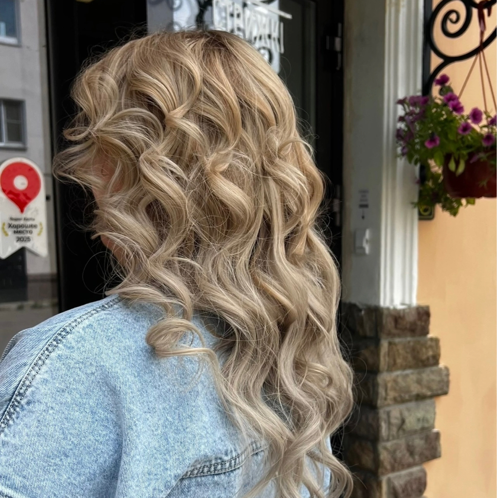 Окрашивание волос в один тон