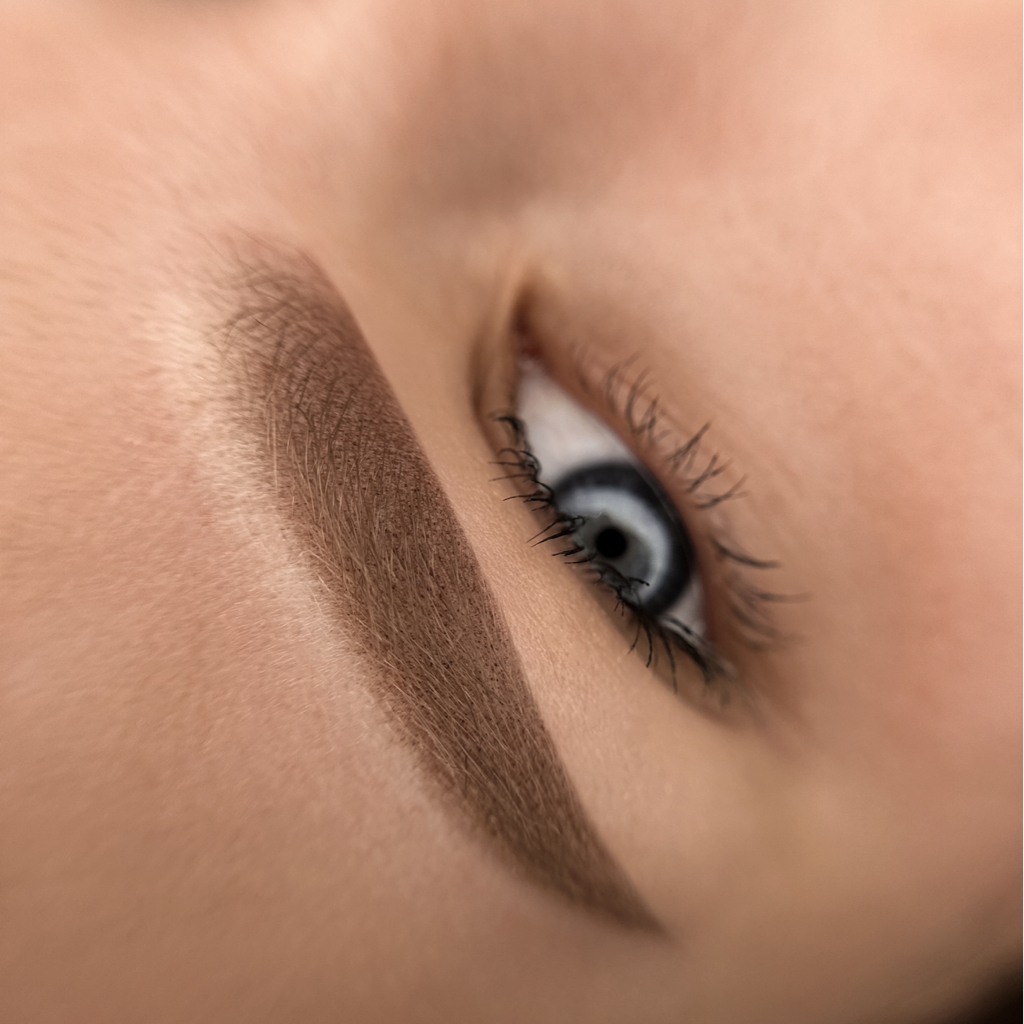 Перманентный макияж бровей ПУДРОВОЕ НАПЫЛЕНИЕ