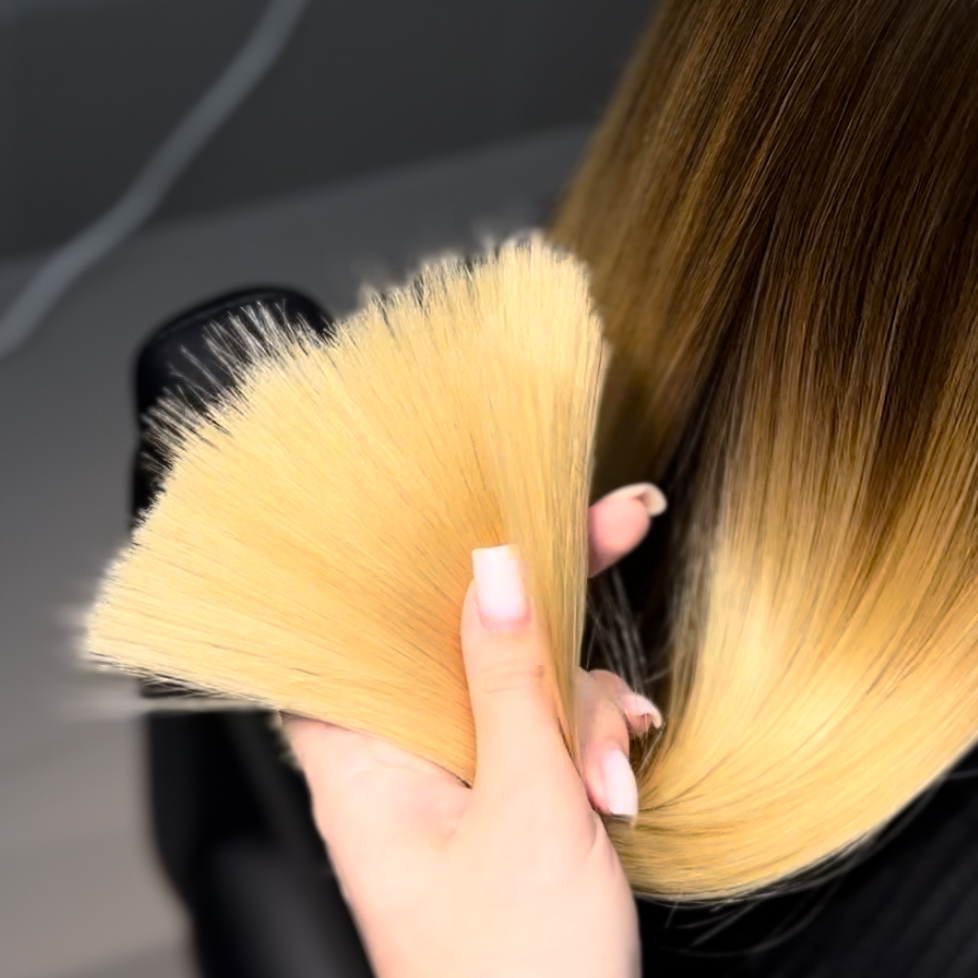 Стрижка против сечения ( полировка ) + уход + запечатывание кончиков