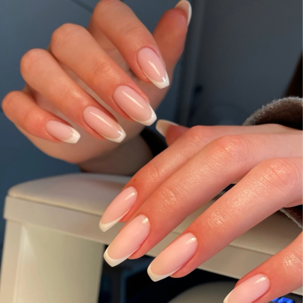 Verstärkung der natürlichen Nagelplatte mit Gel. (Maniküre + Verstärkung + Gellack) ✨ Зміцнення натуральної нігтьової пластини гелем.  Манікюр + зміцн