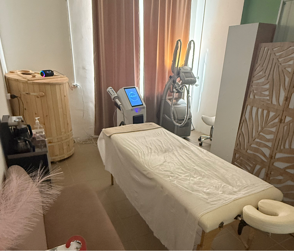 Аппаратный массаж + бочка