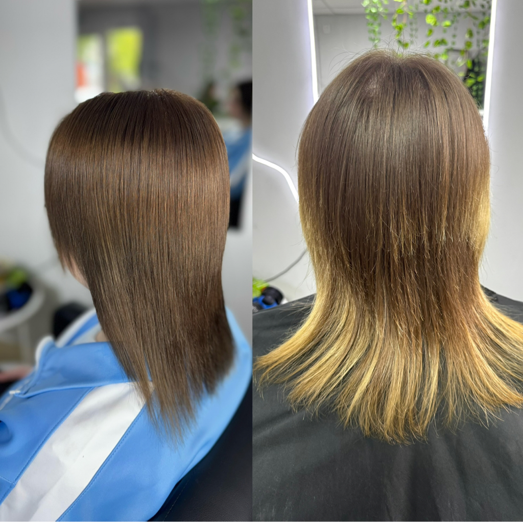 Окрашивание/тонирование в один тон.